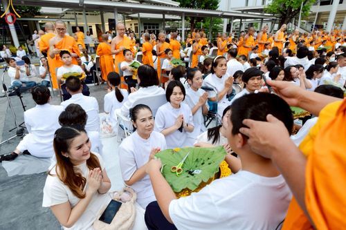 ภาพ No.213680:วันอาทิตย์ที่ 30 มีนาคม พ.ศ. 2568 พิธีตัดปอยผม โครงการหน่อแก้วเปรียญธรรม รุ่นที่ 13 ณ ค่ายจองแชมป์ หมู่กุฏิสามเณรเปรียญธรรม วัดพระธรรมกาย