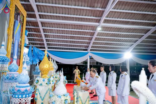 ภาพ No.148207:กิจกรรมเฉลิมพระเกียรติ สมเด็จพระนางเจ้าสิริกิติ์ พระบรมราชินีนาถ พระบรมราชชนนีพันปีหลวง เนื่องในโอกาสวันเฉลิมพระชนมพรรษา วันจันทร์ที่ 12 สิงหาคม พ.ศ. 2567 ณ อาคารโถงช้างฯ วัดพระธรรมกาย 