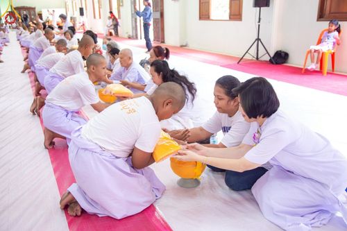 ภาพ No.216388:วันเสาร์ที่ 5 เมษายน พ.ศ. 2568 พิธีขอบรรพชา พิธีขอสรณคมน์และศีล พิธีขอนิสสัย พิธีถวายบาตร ในโครงการบรรพชาสามเณรฟื้นฟูพระพุทธศาสนาทั่วไทย  ณ วัดพระพุทธบาท ราชวรมหาวิหาร ต.ขุนโขลน อ.พระพุทธบาท จ.สระบุรี