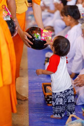 ภาพ No.126536:พิธีตักบาตร ในวันอาทิตย์ต้นเดือนที่ 3 มีนาคม พ.ศ. 2567 ณ บ้านแก้วเรือนทองคุณยายฯ วัดพระธรรมกาย