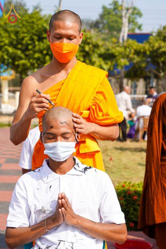 ภาพ No.75782:พิธีตัดปอยผม และ ปลงผมนาคธรรมทายาท ในโครงการบรรพชาสามเณรหมู่ครั้งที่ 3 วันที่ 9 กุมภาพันธ์ พ.ศ. 2566 ณ วัดเบงกาลี เมืองคากาจารี ประเทศบังกลาเทศ