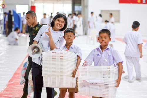 ภาพ No.228161:วันอาทิตย์ที่ 8 มิถุนายน พ.ศ. 2568 พิธีตักบาตรพระ 500 รูป ปีที่ 10 ณ ธุดงคสถานล้านนา อำเภอสันทราย จังหวัดเชียงใหม่