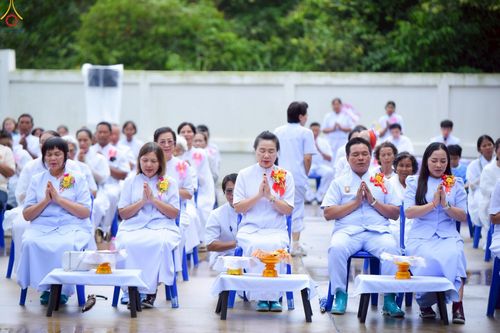 ภาพ No.249967:วันอังคารที่ 30 กันยายน พ.ศ. 2568 พิธีตอกเสามงคลต้นแรกอาคารเศรษฐีถาวร ที่พักผู้มาปฏิบัติธรรม ณ ศูนย์ปฏิบัติธรรมจันทบุรี