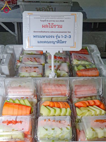 ภาพ No.195624:สาธุชนถวายภัตตาหารเป็นสังฆทาน แด่พระธรรมยาตรา ณ วัดสองพี่น้อง ต.ต้นตาล อ.สองพี่น้อง จ.สุพรรณบุรี ในโครงการธรรมยาตรา กตัญญูบูชา มหาปูชนียาจารย์ พระมงคลเทพมุนี(สด จนฺทสโร) พระผู้ปราบมาร อนุสรณ์สถาน 7 แห่ง ปีที่ 13 วันที่ 15 มกราคม พ.ศ. 2568