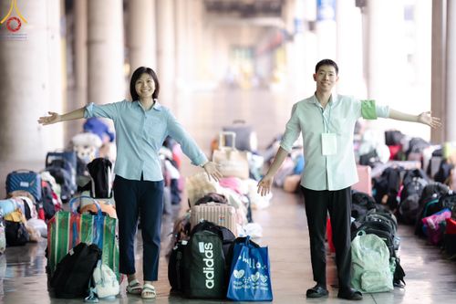 ภาพ No.59372:การอบรมอาสาสมัคร  เตรียมงานและจัดถวายภัตตาหาร แด่พระสังฆาธิการ 10,000 กว่าวัดทั่วประเทศ ในวันที่ 21-22 เมษายน พ.ศ.2567 เพื่องานวันคุ้มครองโลก จัดโดย ชมรมพุทธศาสตร์สากลฯ