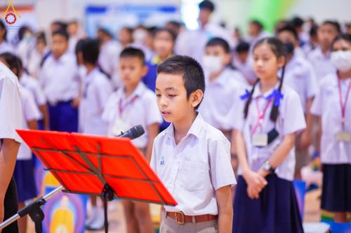 ภาพ No.103658:วันรวมพลังเด็กดี V-star ผู้นำฟื้นฟูศีลธรรมโลก จังหวัดสมุทรปราการ วันพุธที่ 20 ธันวาคม พ.ศ. 2566 ณ เมืองโบราณ จ.สมุทรปราการ