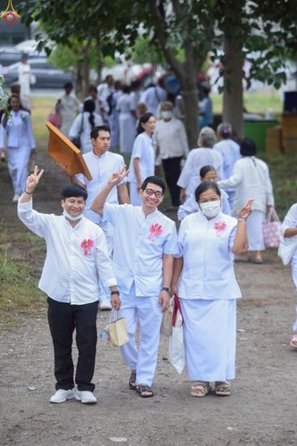 ภาพ No.246874:วันอาทิตย์ที่ 14 กันยายน พ.ศ. 2568 พิธีทอดผ้าป่า ซื้อดิน ปรับพื้นที่ลานธรรม  และพิธีกลั่นแผ่นดิน โปรยทราย สถาปนาองค์พระเจดีย์ เพื่อสร้างสันติภาพโลก  ณ ศูนย์ปฏิบัติธรรมสระบุรี อ.พระพุทธบาท จ.สระบุรี