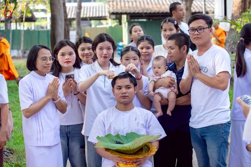 ภาพ No.216708:วันอาทิตย์ที่ 6 เมษายน พ.ศ. 2568 พิธีตัดปอยผม และปลงผมนาคธรรมทายาท โครงการบวชบูชาธรรม81ปี หลวงพ่อธัมมชโย โครงการ 1 และ 2 โครงการนานาชาติ AEC&WAB รุ่น CEO (ผู้บริหาร) รุ่นที่4 ณ หมู่บ้านบรรลุธรรม วัดพระธรรมกาย