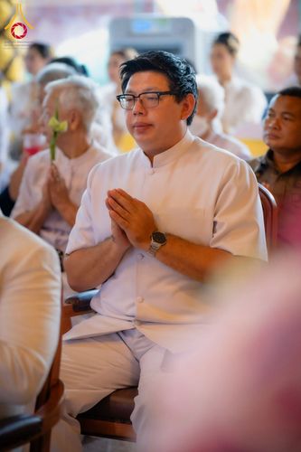 ภาพ No.210687:วันพฤหัสบดีที่ 13 มีนาคม พ.ศ. 2568  สมโภชพระประธานอุโบสถวัดป่าอุบลแก้ว จังหวัดอุบลราชธานี