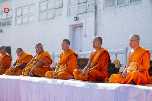 ภาพ No.130486:พิธีบรรพชาธรรมทายาท ในโครงการบรรพชา 1,250 รูป ณ แดนประสูติ สวนลุมพินี ประเทศเนปาล วันที่ 9 มีนาคม พ.ศ. 2567