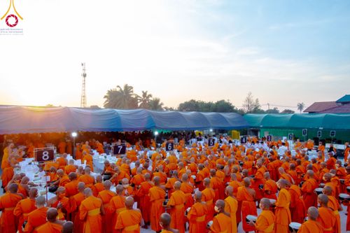 ภาพ No.109275:พิธีถวายภัตตาหารเป็นสังฆทาน แด่คณะพระธรรมยาตราฯ วันที่ 10 มกราคม พ.ศ. 2567 ณ อนุสรณ์สถานคลองบางนางแท่น อ.สามพราน จ.นครปฐม