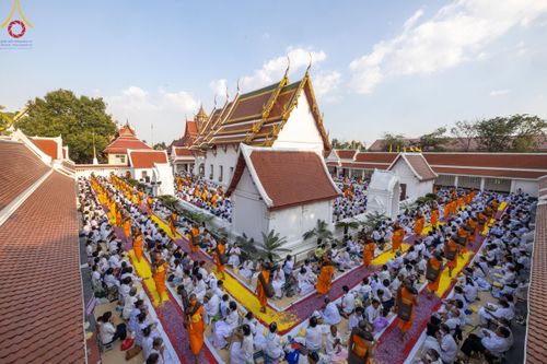 ภาพ No.113202:พิธีต้อนรับพระธรรมยาตรา ปีที่ 12 วันที่ 15 มกราคม พ.ศ. 2567 ณ วัดโบสถ์บน จ.นนทบุรี