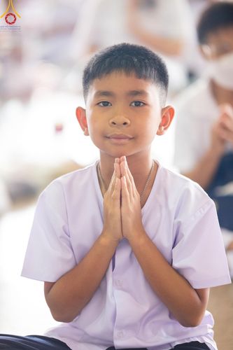 ภาพ No.123115:พิธีตักบาตร และพิธีบูชาข้าวพระ ในวันอาทิตย์ต้นเดือนที่ 4 กุมภาพันธ์ พ.ศ. 2567 ณ วัดพระธรรมกาย จ.ปทุมธานี