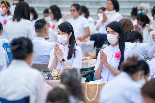 ภาพ No.118562:พิธีตักบาตรพระธรรมยาตรา ปีที่ 12 ณ อนุสรณ์สถานลำดับที่ 5 สถานที่เผยแผ่วิชชาธรรมกายครั้งแรก อนุสรณ์สถานบางปลา จ.นครปฐม วันที่ 25 มกราคม พ.ศ. 2567