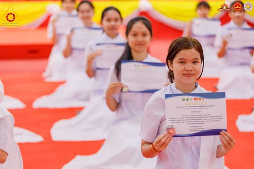 ภาพ No.282151:วันที่ 22 ธันวาคม พ.ศ.2568 พิธีปิดโครงการอบรมอุบาสิการุ่นที่ 1 อินโดนีเซีย