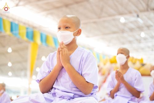 ภาพ No.79834:พิธีขอบรรพชา , พิธีคล้องอังสะ พิธีขอสรณคมน์และศีล , พิธีขอนิสสัย ในโครงการบรรพชาสามเณรฟื้นฟูพระพุทธศาสนาทั่วไทย วันเสาร์ที่ 8 เมษายน พ.ศ.2566