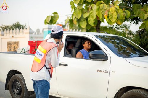 ภาพ No.113509:V.12 พลังหมู่ การเตรียมงาน เก็บงาน การรับบุญของเจ้าหน้าที่หน่วยงานต่างๆ เพื่อโครงการธรรมยาตรา ปีที่ 12 ระหว่างวันที่ 2 - 31 มกราคม พ.ศ. 2567