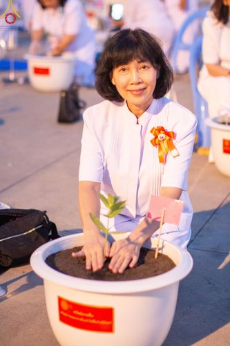 ภาพ No.160525:พิธีปลูกต้นทรัพย์บานชื่น ณ ลานธรรม พระมหาธรรมกายเจดีย์ วัดพระธรรมกาย จ.ปทุมธานี วันพฤหัสบดีที่ 10 ตุลาคม พ.ศ. 2567