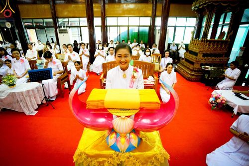 ภาพ No.140509:พิธีตอกเสาเข็มเป็นปฐมฤกษ์ เพื่อสร้างกุฎิและหอสวดมนต์ และพิธีทอดผ้าป่าบำรุงวัด ณ วัดกลางธนรินทร์ ต.บ้านแป้ง อ.พรหมบุรี จ.สิงห์บุรี วันอาทิตย์ที่ 9 มิถุนายน พ.ศ.2567