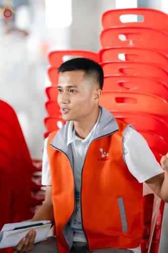 ภาพ No.59393:การอบรมอาสาสมัคร  เตรียมงานและจัดถวายภัตตาหาร แด่พระสังฆาธิการ 10,000 กว่าวัดทั่วประเทศ ในวันที่ 21-22 เมษายน พ.ศ.2567 เพื่องานวันคุ้มครองโลก จัดโดย ชมรมพุทธศาสตร์สากลฯ