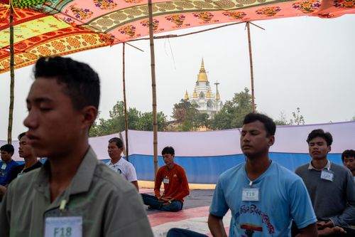 ภาพ No.127637:Photo Story ปฐมบรรพชาชาวพุทธมาร์มา Episode 2/5 วันที่ 6-7 กุมภาพันธ์ พ.ศ. 2567  โครงการบรรพชาครั้งประวัติศาสตร์ แห่งเทือกเขาจิตตะกอง  ครั้งแรกของชาวพุทธมาร์มา บังกลาเทศ บูชาธรรม 80 ปีหลวงพ่อธัมมชโย ณ วัดธัมจักร อรัญกุฏิ เมืองรัมการ์ คาร์กาชารี บังกลาเทศ