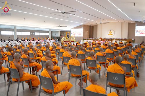 ภาพ No.346721:วันพฤหัสบดี 27 สิงหาคม พ.ศ.2569 พิธีมอบรางวัลแก่สามเณรทรงพระปาฏิโมกข์ปีที่ 4/2569
