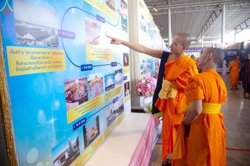 ภาพ No.85066:บรรยากาศการต้อนรับพระสังฆาธิการทั่วประเทศ และพิธีบูชาข้าวพระในวันสมาธิโลก วันอาทิตย์ต้นเดือนที่ 6 สิงหาคม พ.ศ. 2566 ณ สภาธรรมกายสากล วัดพระธรรมกาย