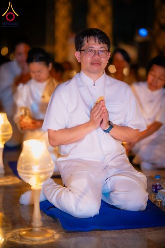 ภาพ No.210803:วันพฤหัสบดีที่ 13 มีนาคม พ.ศ. 2568  สมโภชพระประธานอุโบสถวัดป่าอุบลแก้ว จังหวัดอุบลราชธานี