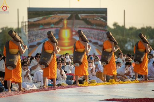 ภาพ No.116758:พิธีต้อนรับพระธรรมยาตรา ปีที่ 12 ณ อนุสรณ์สถานบางปลา จ.นครปฐม วันที่ 21 มกราคม พ.ศ. 2567