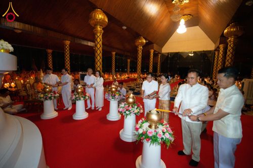 ภาพ No.210793:วันพฤหัสบดีที่ 13 มีนาคม พ.ศ. 2568  สมโภชพระประธานอุโบสถวัดป่าอุบลแก้ว จังหวัดอุบลราชธานี