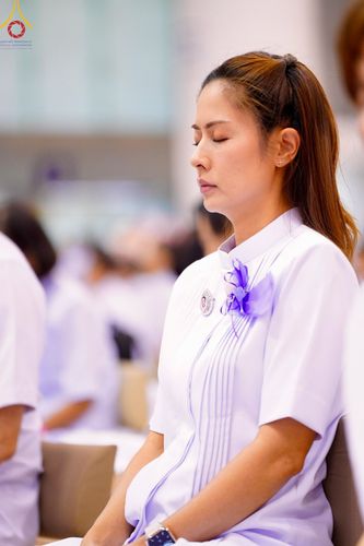 ภาพ No.167618:พิธีตักบาตรและพิธีบูชาข้าวพระ ในวันอาทิตย์ที่ 3 พฤศจิกายน พ.ศ. 2567 ณ วัดพระธรรมกาย