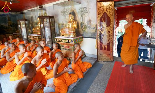 ภาพ No.329183:วันเสาร์ที่ 16 พฤษภาคม พ.ศ.2569 ธรรมยาตรา เดินดูดวงขึ้นดอยฉลองแชมป์บาลี วัดบ้านขุน อำเภอฮอด จังหวัดเชียงใหม่