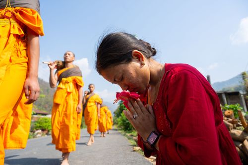 ภาพ No.315749:วันอังคารที่ 24 มีนาคม พ.ศ.2569 ธรรมยาตราจาริก ณ ป่ามหาวัน ประเทศเนปาล