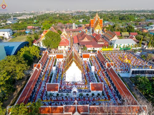 ภาพ No.295309:วันที่ 16 มกราคม พ.ศ. 2569 พิธีต้อนรับพระธรรมยาตรา อนุสรณ์สถานลำดับที่ 4 (ภาพชุดที่ 2) สถานที่เกิดด้วยกายธรรม ณ วัดโบสถ์บน ต.บางคูเวียง จ.นนทบุรี ในโครงการธรรมยาตรา กตัญญูบูชา มหาปูชนียาจารย์ พระมงคลเทพมุนี(สด จนฺทสโร) พระผู้ปราบมาร อนุสรณ์สถาน 7 แห่ง ปี