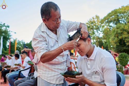 ภาพ No.64720:พิธีบรรพชาสามเณร โครงการบรรพชาสามเณร 500 รูป ประเทศบังกลาเทศ วันที่ 22 พฤศจิกายน พ.ศ. 2565