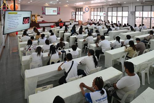 โครงการเสริมสร้างมาตรฐานคุณธรรมจริยธรรมของพนักงาน และลูกจ้างเทศบาลเมืองคลองหลวง ประจำปีงบประมาณ พ.ศ.๒๕๖๖  วันอังคารที่ ๒๘ กุมภาพันธ์ พ.ศ.๒๕๖๖  ณ วัดพระธรรมกาย อ.คลองหลวง จ.ปทุมธานี