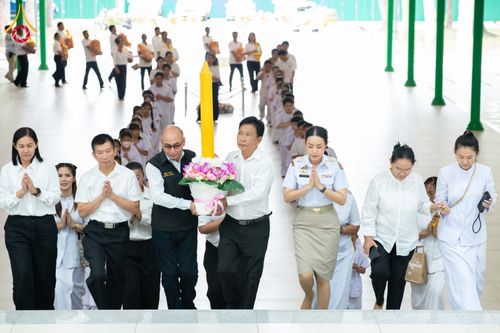 ภาพ No.340442:วันที่ 16 กรกฎาคม พ.ศ.2569 อำเภอคลองหลวงผสานเครือข่าย“บวร”ถวายเทียนพรรษาปี2569 ณ วัดพระธรรมกาย