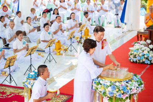 ภาพ No.310981:วันอาทิตย์ที่ 22 กุมภาพันธ์ พ.ศ. 2569 พิธีประดิษฐานพระประธาน “พระธรรมกาย” ณ ธุดงคสถานอำนาจเจริญ จังหวัดอำนาจเจริญ