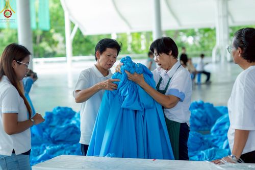 ภาพ No.218608:วันพฤหัสบดีที่ 17 เมษายน พ.ศ. 2568 การเตรียมงานในลานธรรม , สภาธรรมกายสากล , วิหารคด  เพื่องานวันคุ้มครองโลก 22 เมษายน พ.ศ. 2568