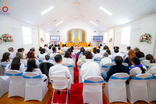 ภาพ No.98143:พิธีทอดกฐินสมปรารถนา วัดพระธรรมกายบอสตัน รัฐแมสซาชูเสตส์ ประเทศสหรัฐอเมริกา วันที่ 19 พฤศจิกายน พ.ศ. 2566