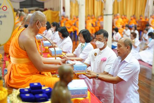 ภาพ No.113905:พิธีทอดผ้าป่าทำนุบำรุงศาสนสถาน ณ วัดอัมพวัน ต.บางม่วง อ.บางใหญ่ จ.นนทบุรี วันที่ 17 มกราคม พ.ศ. 2567