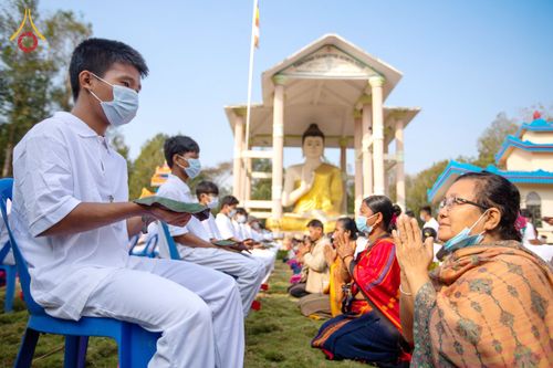 ภาพ No.75748:พิธีตัดปอยผม และ ปลงผมนาคธรรมทายาท ในโครงการบรรพชาสามเณรหมู่ครั้งที่ 3 วันที่ 9 กุมภาพันธ์ พ.ศ. 2566 ณ วัดเบงกาลี เมืองคากาจารี ประเทศบังกลาเทศ