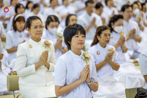 ภาพ No.264288:วันอาทิตย์ที่ 2 พฤศจิกายน พ.ศ. 2568 พิธีบูชาข้าวพระ ณ สภาธรรมกายสากล วัดพระธรรมกาย