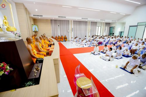 ภาพ No.241675:วันอาทิตย์ที่ 24 สิงหาคม พ.ศ. 2568 พิธีทอดผ้าป่า ฉลองครบรอบ 10 ปี ศูนย์ปฏิบัติธรรมพัทลุง