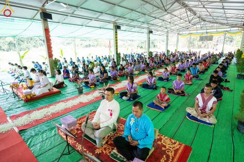 พิธีทอดกฐินสามัคคีทั่วไทย 5,000 วัด ณ ศูนย์อบรมเยาวชนสบเมย จ.แม่ฮ่องสอน วันที่ 10 พฤศจิกายน พ.ศ. 2566