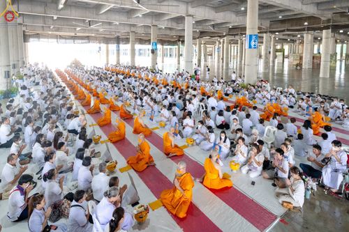 ภาพ No.84195:พิธีขอบรรพชา , พิธีขอสรณคมน์และศีล ,  พิธีรับบาตร , พิธีอุปสมบท ในโครงการบรรพชาอุปสมบทหมู่ธรรมทายาทรุ่นเข้าพรรษา และโครงการบรรพชาสามเณรโรงเรียนนานาชาติ รุ่นที่ 12 ณ โบสถ์พระไตรปิฎก วัดพระธรรมกาย วันที่ 22 กรกฎาคม พ.ศ. 2566