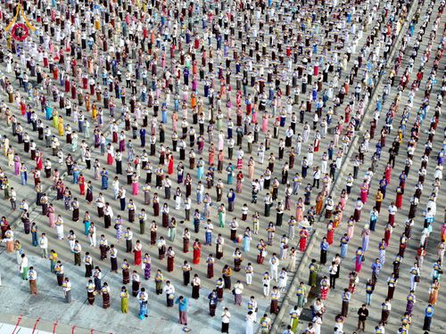 ภาพ No.232788:วันอาทิตย์ที่ 6 กรกฏาคม พ.ศ. 2568 พิธีสวดธัมมจักกัปปวัตตนสูตร เมียนมา ครั้งที่ 8 ณ มหาธรรมกายเจดีย์ วัดพระธรรมกาย