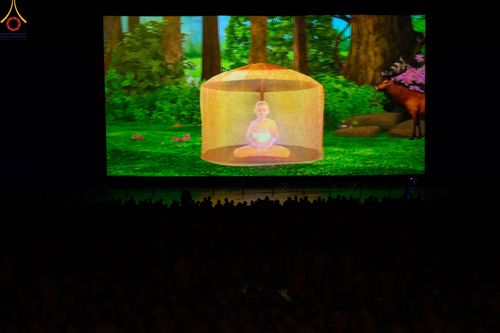 ภาพ No.80646:สามเณรชมนิทรรศการ และสื่อนวัตกรรมพระพุทธศาสนาภาพยนต์ 3 มิติ-จักรวาลนฤมิต ในโครงการบรรพชาสามเณร ฟื้นฟูพระพุทธศาสนาทั่วไทย ประจำปี 2566 ณ วัดพระธรรมกาย จ.ปทุมธานี