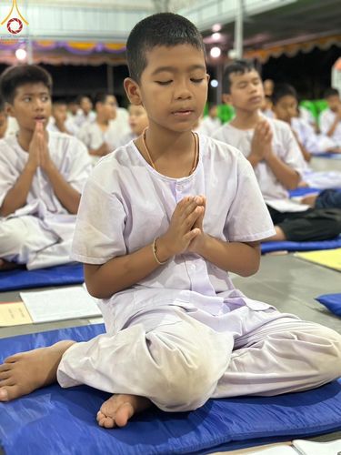 ภาพ No.133241:กิจวัตรกิจกรรมการฝึกตัวก่อนบวช และพิธีตัดปอยผมธรรมทายาท ณ ศูนย์ปฏิบัติธรรมและอบรมเยาวชนเมืองยะลา วันที่ 1-2 เมษายน พ.ศ. 2567