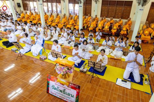 ภาพ No.196814:พิธีทอดผ้าป่าทำนุบำรุงศาสนสถาน ณ วัดโพธิ์เอน ต.บางขุนกอง อ.บางกรวย จ.นนทบุรี ในโครงการธรรมยาตรา กตัญญูบูชา มหาปูชนียาจารย์ พระมงคลเทพมุนี(สด จนฺทสโร) พระผู้ปราบมาร อนุสรณ์สถาน 7 แห่ง ปีที่ 13 วันที่ 17 มกราคม พ.ศ. 2568